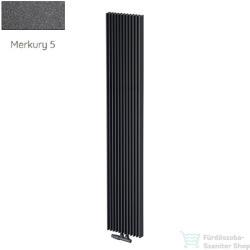 Radeco BORA 1200/17 1200x410 design radiátor, MERKURY 5 (metál sötétszürke) színben (Radeco_BORA_1200_17_MERKURY5)