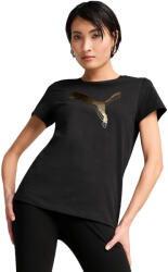 PUMA Póló Puma Ess Metallic Tee, Fekete, Nők L fekete