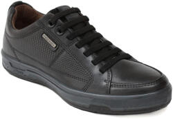 Pegada férfi fűzős bőr sneaker fekete félcipő 119410-04 07576