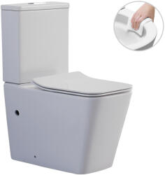Cerano - WC kombináció Bruno, Peremless + UF ülés - fényes fehér, CER-CER-538765 (CER-CER-538765)
