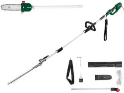 PARKSIDE PEKG 2 A1 kombinált 710W 41 cm elektromos, vezetékes magassági sövényvágó, sövénynyíró és 25 cm teleszkópos ágvágó fűrész 3.5 méter munkamagassággal (PEKG_2_A1)