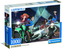 Clementoni Lupin the 3rd - Párizsi üldözés 1000db-os puzzle - Clementoni (37055) - jatekshop