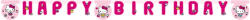 Procos Hello Kitty szülinapi „Happy Birthday feliratú party banner (94703)