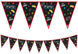 Procos Gamer mintás party zászlófüzér (93775)