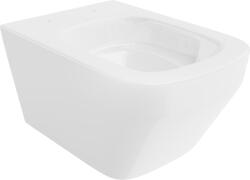 Mexen Riva, fali WC csésze 555x370x335 mm, Perem nélküli Tornado, fényes fehér, 3363XX00T (3363XX00T)