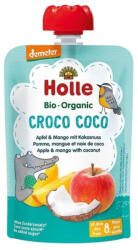 Holle bio gyümölcspüré, croco coco - alma, mangó, kókusz 100g