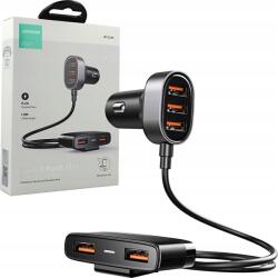 JOYROOM autós töltő 5xUSB-A 6.2A elosztó 1.5m hosszabbító kábellel (JR-CL03)