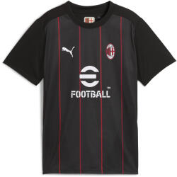 PUMA Gyerek T-shirt Ac Milan Aufwärmtrikot Jugendliche PUMA Black For All Time Red 7/8 EVES fekete|vörös