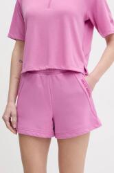 Helly Hansen rövidnadrág női, lila, nyomott mintás, magas derekú, 54081 - lila M