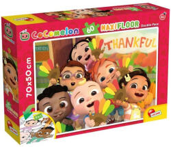 Lisciani Puzzle de podea cu două fețe 60 de piese 1, 2, 3! ! ! Cocomelon Puzzle