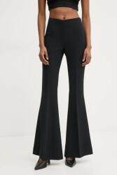 Twinset nadrág női, fekete, magas derekú trapéz, 251TP2105 - fekete 34