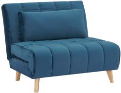 Fotoliu extensibil albastru BILLY VELVET Canapea