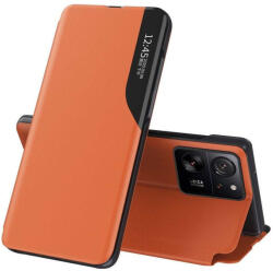Samsung A56 5G SM-A566B, Oldalra nyíló tok, stand, hívás mutatóval, Wooze FashionBook, sárga - tok-shop
