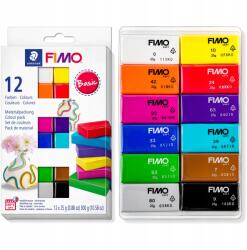 FIMO 12db-os hőre keményedő massza szett Fimo Soft modellező plasztik Basic 12x25g (4007817053409)