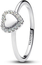 Pandora Gravírozható szív glória gyűrű - 193801C01-58 (193801C01-58)