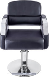 Lila Rossa Scaun frizerie coafor Armand, reglabil pe inaltime, cu suport pentru picioare, negru