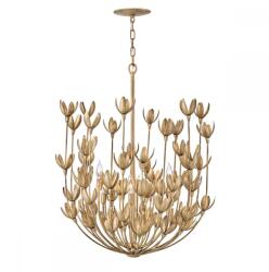 Hinkley Candelabru Flora QN-FLORA6-GD, 6xE14, D66, 7cm, metal auriu (QN-FLORA6-GD)