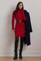Ralph Lauren gyapjú ruha piros, mini, testhezálló, 200951385 - piros M