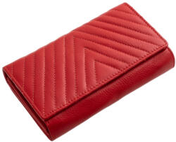 La Scala Luxury piros színű, női, bőr nagyméretű pénztárca 18, 2 x 10 cm (SLM-ANV155-PIROS)