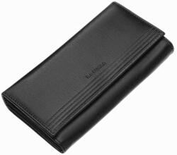 La Scala nagyméretű, női fekete színű bőr pénztárca 18, 5 × 10 cm (SLM-TGN31-FEKETE)