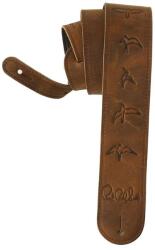  PRS Birds Leather Strap Brown bőrheveder