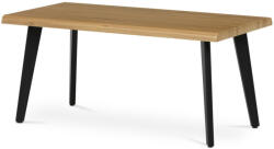 Artium Dohányzóasztal 120x60x55 cm, MDF lap, vadtölgy dekor, fém lábak (CT-F4412_OAK)