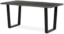 Artium Étkezőasztal, 160x90x75 cm, MDF lap, szürke tölgy dekor, U alakú fém lábak (HT-F4216_GREY)