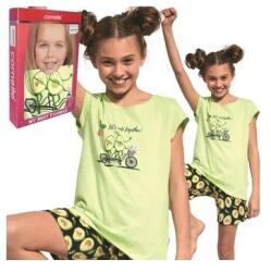 Cornette Pijama fete 1-8 ani, Cornette G787-077 Avocado (Culoare: Verde, Marime: 110-116) (26814)