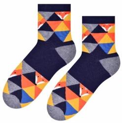 Steven Sosete bumbac pentru dama - Steven S099-588D bleumarin (Culoare: Bleumarin, Marime: 35-37) (26424)