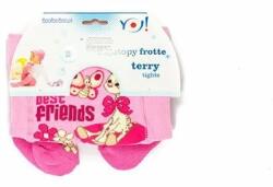 YO Club Dresuri flausate din bumbac pentru fete RA07G (Culoare: Multicolor, Marime: 68 - 74) (8101)