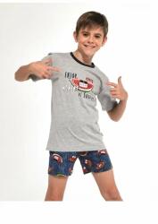 Cornette Pijama baieti 9-14 ani, bumbac, Cornette B790-083 (Culoare: Gri, Marime: 158-164) (26785)