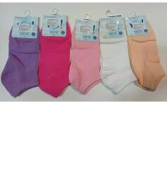 YO Club Sosete scurte monocrom pentru fete SK07G (Culoare: Multicolor, Marime: 16-18) (11643)
