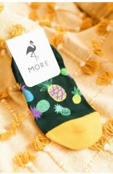 MORE Talpici barbati, verde cu model asimetric Ananas - More S009-004 (Culoare: Verde, Marime: 39-42) (28877)