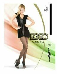 EGEO Ciorapi dama Fantasia - EGEO 789 (Culoare: Negru, Marime: 1/2) (20348)