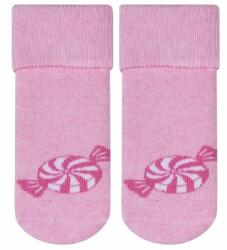 Steven Sosete flausate pentru copii - Steven S156-O005 (Culoare: Roz, Marime: 17-19) (25558)