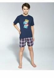 Cornette Pijama baieti 9-14 ani, 100% bumbac, Cornette B790-091 (Culoare: Granat, Marime: 146-152) (28016)