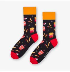 MORE Sosete barbati, grafit cu model Snacks - More S079-234 (Culoare: Grafit, Marime: 43-46) (NX-22156)