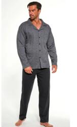 Cornette Pijama barbati, camasa cu nasturi, Cornette M114-049 (Culoare: Gri, Marime: 3XL) (29151)