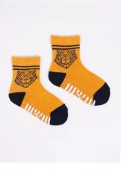 YO Club Sosete flausate pentru baieti, ABS, YO Club SK20, multicolor (Culoare: Multicolor, Marime: 27-30) (29084)