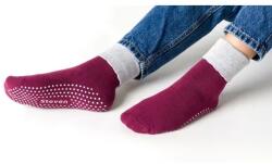 Steven Sosete flausate dama cu ABS pe talpa - Steven S126-17 burgund (Marime: 38-40, Culoare: Burgundy) (29558)