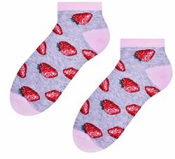 Steven Sosete scurte dama, model capsuni - Steven S114-026K gri (Culoare: Gri, Marime: 35-37) (24312)
