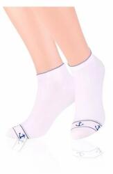 Steven Sosete scurte barbati, model ancora - Steven S117-05Y alb (Culoare: Alb, Marime: 41-43) (18122)