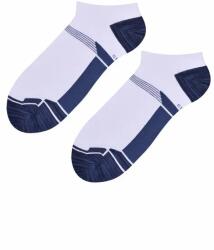 Steven Sosete scurte barbati - Steven S101-29T alb-jeans (Culoare: Alb, Marime: 44-46) (24252)