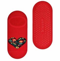 Steven Cipici flausati de dama, cu ABS pe talpa - Steven S132-04 rosii (Culoare: Rosu, Marime: 35-37) (20574)