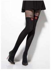 Marilyn Ciorapi de dama cu model Kiss Me - Marilyn Zazu Kiss, 60 DEN - negru (Culoare: Negru, Marime: 3/4) (16090)