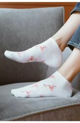 Steven Sosete scurte dama, model flamingo - Steven S114-078K alb (Culoare: Alb, Marime: 35-37) (28729)