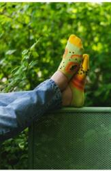 MORE Sosete barbati, verde cu model asimetric Papayas - More S009-001 (Culoare: Verde, Marime: 39-42) (28876)