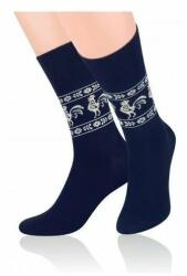 Steven Sosete barbati cu model folk - Steven S056-C052 granat (Culoare: Bleumarin, Marime: 42-46)