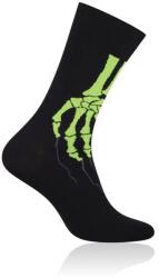 MORE Sosete barbati, model Skeleton - More S079077 negru detaliu verde (Culoare: Negru, Marime: 43-46) (NX-21988)