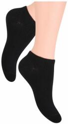 Steven Sosete scurte unisex, din bumbac, culoare negru - Steven S024-N (Culoare: Negru, Marime: 44-46) (10718)